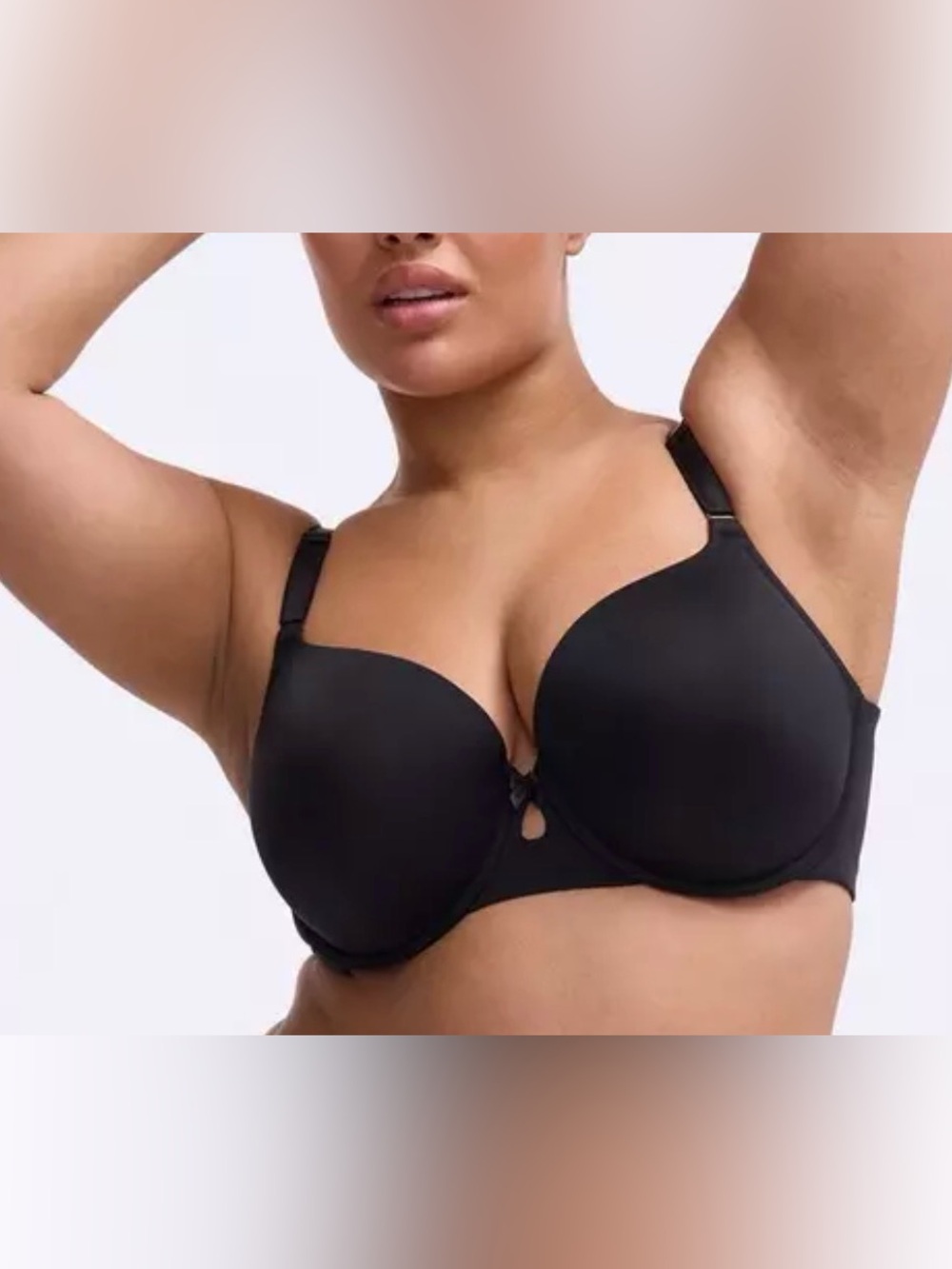 Torrid Perfect Coverage Lightly Lined Smooth Bra. Black. Size 42DDD. GUC